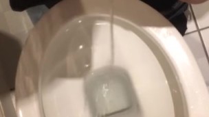 Big teen cock pissing