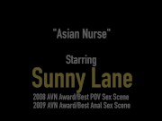 Sex Nurse Sunny Lane Fucked By Asian Noodle! 1/16