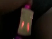 Horny girl Makes herself cum hard 
