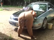 PrincessPeachXL teases with her ass, tits, and hot pussy