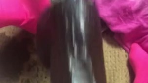 Watch me take a monster cock 12inches