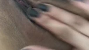 sexy filipina playing with her wet tight little pussy while on vacation
