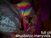 Tattoo dreadgirl splitted tongue anal cosplay sextoy blowjob cumshot fuck 12/16