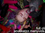 Tattoo dreadgirl splitted tongue anal cosplay sextoy blowjob cumshot fuck 15/16