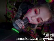 Tattoo dreadgirl splitted tongue anal cosplay sextoy blowjob cumshot fuck 9/16