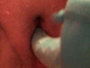 FOUND MY ROOMMATES TOY, USED IT TO CUM AND SQUIRT (3:01)