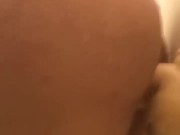 RIDING A BIG COCK IN THE SHOWER!