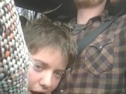 Hippies Break in the New Car with Road Trip and Road Head 12/16