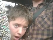 Hippies Break in the New Car with Road Trip and Road Head 14/16