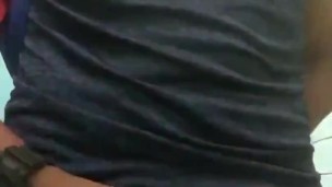Malay gay boy public toilet jerk off