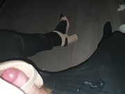 Fucking my  shoes