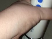 MY ROOMMATE IS OUT OF TOWN SO I BORROWED HER TOY AND SENT HER THIS VIDEO