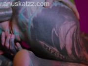 rough heavily tattooed couple anal fuck sextape skinny teen dreadgirl sex 14/16