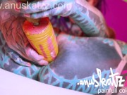 rough heavily tattooed couple anal fuck sextape skinny teen dreadgirl sex 2/16