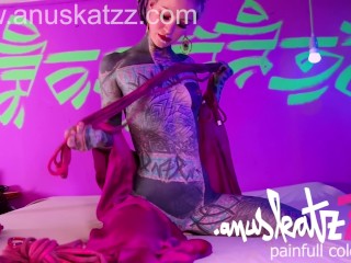 skinny tattoo teen bdsm anal bondage shibari masturbation squirt rope play