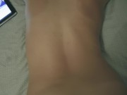 Couple watching pornhub. He cums too fast. Ruined orgasm. HotAleyra Tribute 16/16