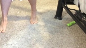 Squashing objects with my strong, hairy feet