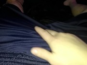 Stroking while the gf is away *Huge Cumshot*