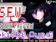 Kokichi Makes fun of your Slashfic, Fucks you, then gets fucked by Saihara 14/16