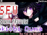 Kokichi Makes fun of your Slashfic, Fucks you, then gets fucked by Saihara 7/16
