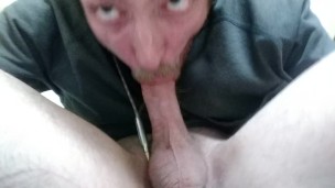 Self cock suck