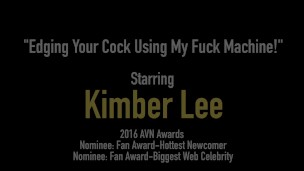 Sexy Kimber Lee Puts A Sex Machine In Her Mouth!