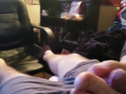 Little Stepsister Footjob 2/16