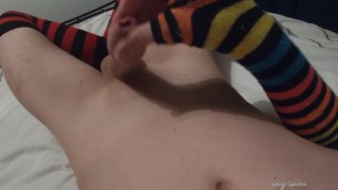 Hot twinks POV and they play with their cock