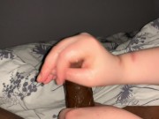 Hand job massive Cumshot: his cock drooled like imbecile as jerk him. P2 5/16