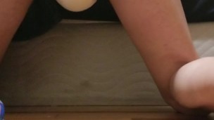 Diaper fag fills his diaper
