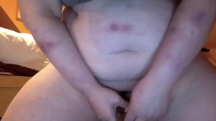 Me fucking myself with a glass bottle