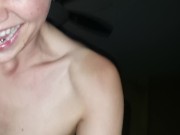 She rides me til I cum on her titties 6/16