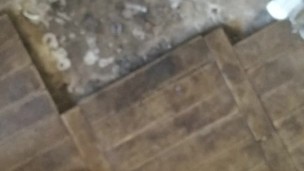 Teen cums on the floor