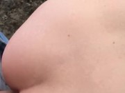 Public river access creampie quickie 13/16