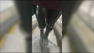 Wearing Latex Leggings in Public