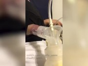 bbw big tit lactating milf huge nipples pumps milk montage 10/16