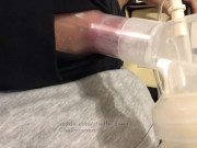 bbw big tit lactating milf huge nipples pumps milk montage 2/16
