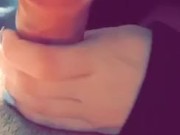 Teen girl sucks me off before school - I record her on snapchat