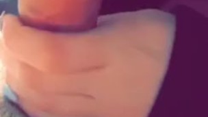 Teen girl sucks me off before school - I record her on snapchat