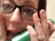 Sloppy Dildo Blowjob 11/16