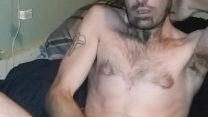 Best Solo Male masturbation. Hot mature tattooed guy with big dick.