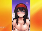 Sexy Beauty with Big Tits is Working Without a Bra (Hentai, part 1) SOUND