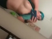 just a little teasing while babysitting