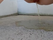 Peeing On The Concrete 9/16