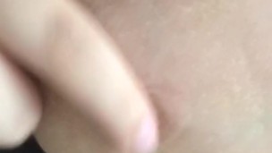 Playing with my big tits