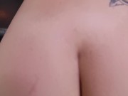 POV Cute Teen DEEPTHROAT and Assjob for a Big Cock