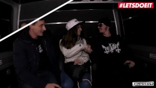 LETSDOEIT - German Vanda Angel Rides A Big Cock In The Bus