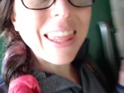 Peeing In A Public Stainless Steel Toilet During A Walk 1/16