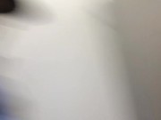 Peeing In A Public Stainless Steel Toilet During A Walk 11/16