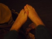 Teen Takes Off Socks And Stretches Her Toes 10/16